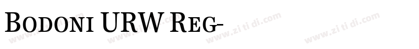Bodoni URW Reg字体转换 Bodoni URW Reg字体转换